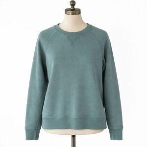 Pact Sweatshirt Size Small Sage Green Organic Cotton Women's Comfort Classic